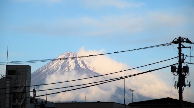 三島市から見る富士山